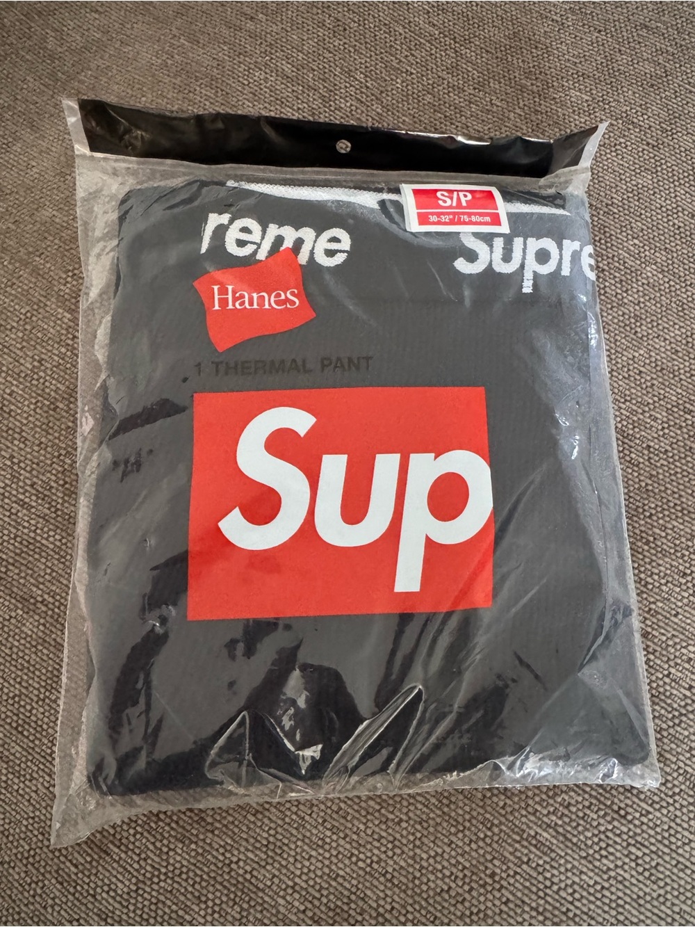 Supreme Black Thermal Pant